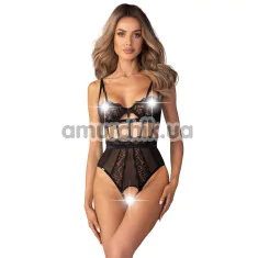 Боди Obsessive Hersis, черное - Фото №1