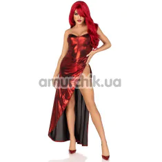 Сукня Leg Avenue Shimmer Bodysuit With Skirt, червона - Фото №1