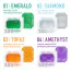 Мастурбатор-массажер Tenga Uni 01 Emerald - Фото №9