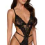 Боді Kissable French Kiss Body, чорне - Фото №6