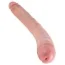 Двокінцевий фалоімітатор King Cock 16 Tapered Double Dildo, тілесний - Фото №8