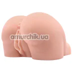 Искусственная вагина и анус с вибрацией Temptation Passion Lady 009190, телесная - Фото №1