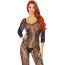 Комбинезон Leg Avenue Swirl Lace Bodystocking, черный - Фото №3