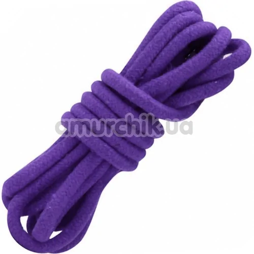 Веревка sLash Bondage Rope Purple 3м, фиолетовая