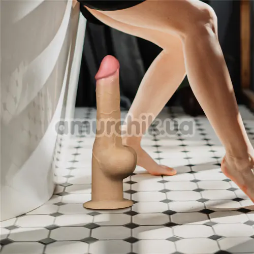 Фаллоимитатор Dual-Layered Silicone Nature Cock LV411031, телесный