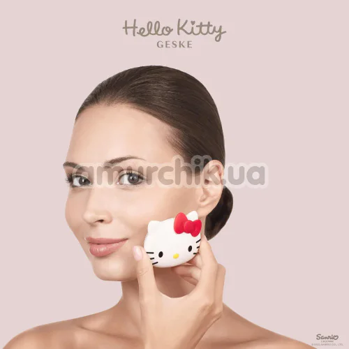 Щетка для лица Geske Facial Brush 3 in 1 - Hello Kitty, белая