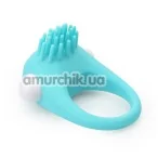 Виброкольцо Lit-Up Silicone Stimu-Ring 5, бирюзовое - Фото №1