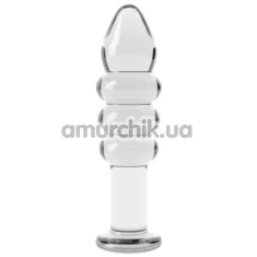 Анальная пробка Love Toy Glass Romance Dildo, прозрачная - Фото №1