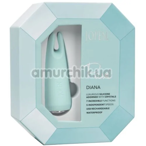 Клиторальный вибратор Pave Diana, бирюзовый