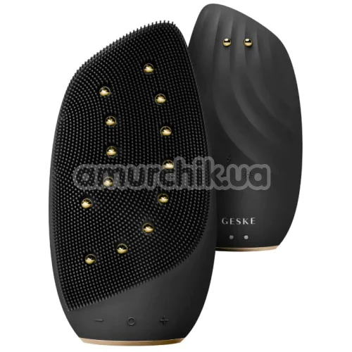 Щетка для лица Geske Sonic Thermo Facial Brush & Face-Lifter 8 in 1, серая