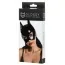 Комплект Glossy Fetish Lingerie чёрный: пояс для чулок + трусики-стринги - Фото №4