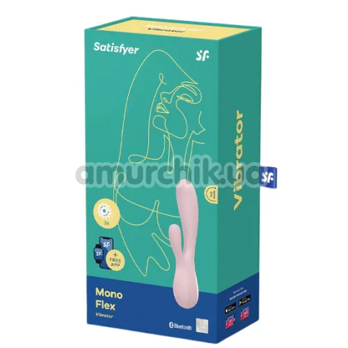 Вибратор Satisfyer Mono Flex, светло-розовый