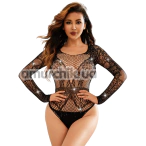 Боди JSY Sexy Lingerie WW7041, черное - Фото №1