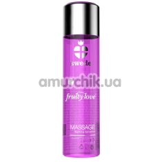Массажное масло с согревающим эффектом Swede Fruity Love Sweet Raspberry Rhubarb - малина и ревень, 120 мл - Фото №1