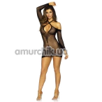 Сукня Leg Avenue Twist Halter Lace Mini Dress, чорна - Фото №1