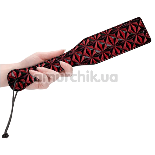 Шлепалка Ouch! Luxury Paddle, черно-красная