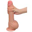 Фаллоимитатор Sliding-Skin Dual Layer Dong 11.5, телесный - Фото №11