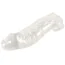 Насадка на пеніс Crystal Clear Penis Sleeve With Extension + Ball Ring Medium, прозора - Фото №2