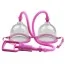Вакуумная помпа для увеличения груди Breast Pump 014091-5, розовая - Фото №1