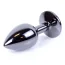 Анальна пробка з фіолетовим кристалом Exclusivity Jewellery Dark Silver Plug, срібна - Фото №3