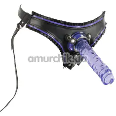 Страпон Strap-On Kit For Playgirls, фиолетовый - Фото №1