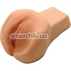 Штучна вагіна з вібрацією Lovetoy Vibrating Cyberskin Pet Pussy DL-67, тілесна - Фото №1