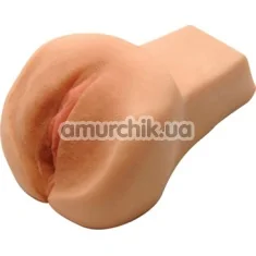 Искусственная вагина с вибрацией Lovetoy Vibrating Cyberskin Pet Pussy DL-67, телесная - Фото №1