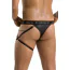 Мужские трусы с подвязкой Passion Free Your Senses Thong Bill 058, черные - Фото №2
