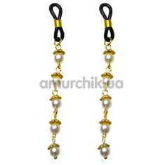 Украшения для сосков Art of Sex Piece of Ice, золотые - Фото №1