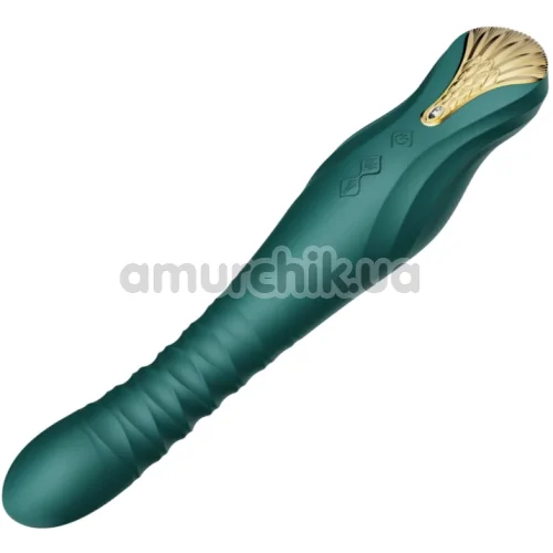 Вибратор для точки G Zalo King Vibrating Thruster, зеленый