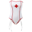Костюм медсестры Star Night Naughty Nurse Costume Set, белый: боди + повязка на голову - Фото №7