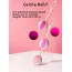 Вагинальные шарики Geisha Balls 3, розовые - Фото №9