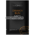 Оральний лубрикант Wicked Aqua Cinnamon Bun - булочка з корицею, 3 мл - Фото №1