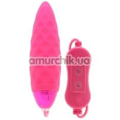Вибройяйцо OMG! Bullets #Fun Vibrating Bullet, розовое - Фото №1