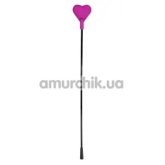 Стек Bad Kitty Silicone Cane - серце, рожевий - Фото №1