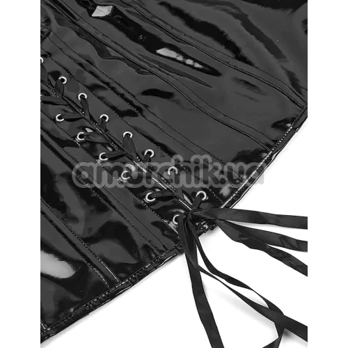 Сукня Star Night Patent Leather Corset Dress, чорна