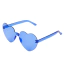 Очки-сердечки Diverty Sex Party Heart Glasses, голубые