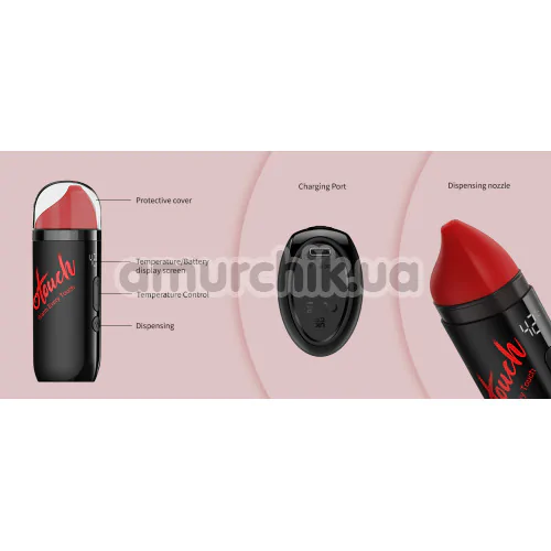 Диспенсер для підігріву лубрикантів і масажних олій Otouch Sensual Warmer & Dispenser, чорний