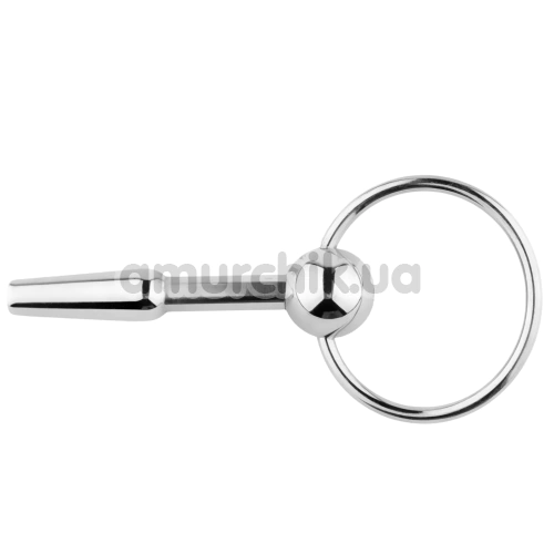 Уретральная вставка Metal Penis Plug No. 02, серебряная