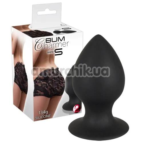 Анальная пробка Bum Charmer Size S, черная