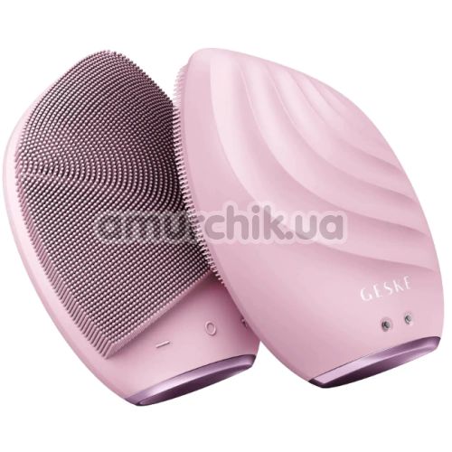 Ультразвуковая щетка для лица Geske Sonic Facial Brush 5 in 1, светло-розовая - Фото №1