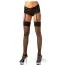 Комплект Stockings чорний: панчохи + пояс-трусики (модель 5521)