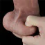 Фаллоимитатор Dual-Layered Silicone Nature Cock LV411053, коричневый - Фото №5