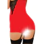 Комплект 2 Piece A-List Chemise & G-String Set, красный: пеньюар + трусики-стринги - Фото №4