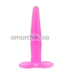 Анальна пробка Butt Hungry Silicon Anal Tool, рожева - Фото №1