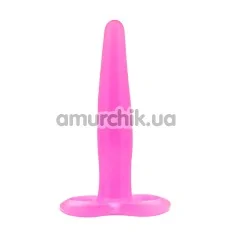 Анальна пробка Butt Hungry Silicon Anal Tool, рожева - Фото №1