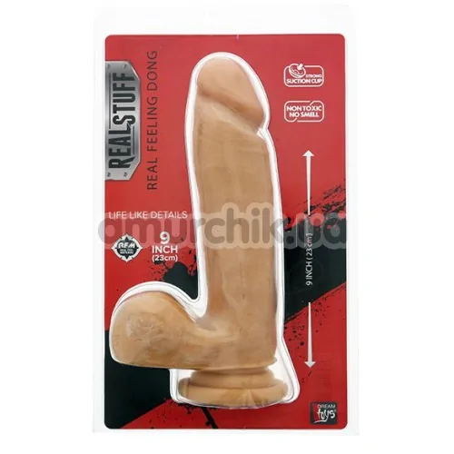 Фаллоимитатор Realstuff Real Feeling Dong 9, телесный