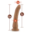 Фалоімітатор Dr. Skin Silicone Dr. Noah 8, світло-коричневий - Фото №6