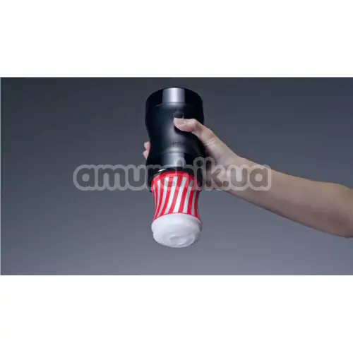 Адаптер с ротацией и вакуумной стимуляцией Tenga Vacuum Gyro Roller + мастурбатор Tenga Rolling Cup