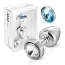Анальная пробка с кристаллом SWAROVSKI Anni Magnet T1, серебряная - Фото №4